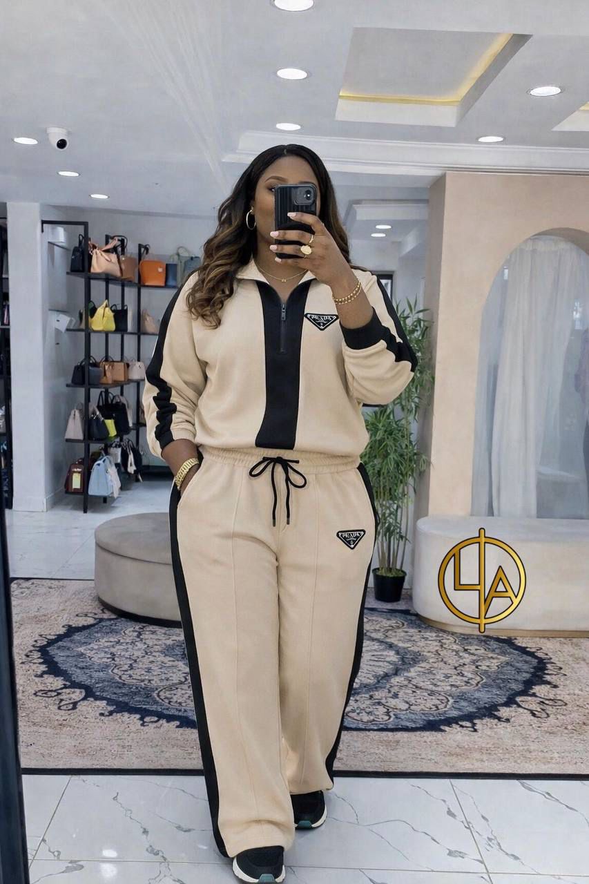Tracksuit Prada Navy & White