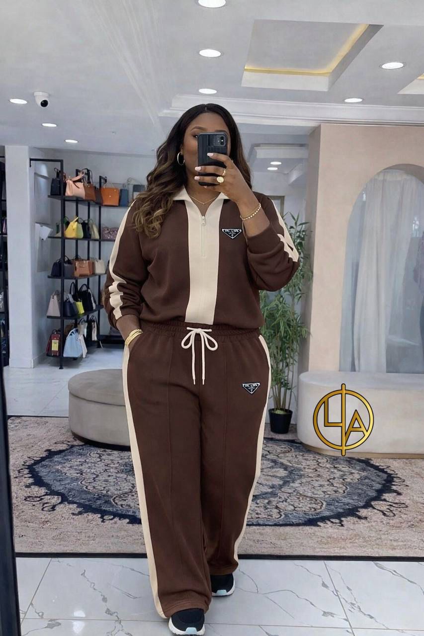 Tracksuit Prada Navy & White