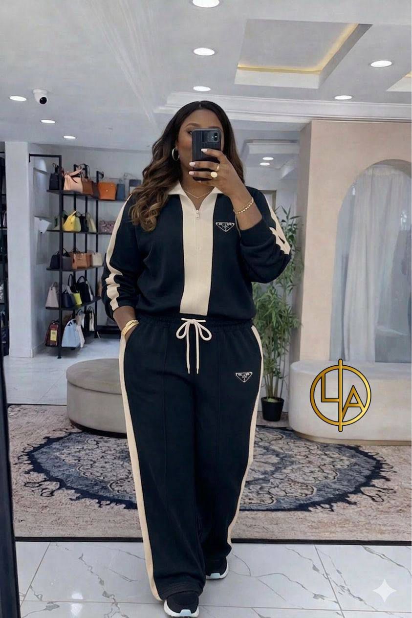 Tracksuit Prada Navy & White