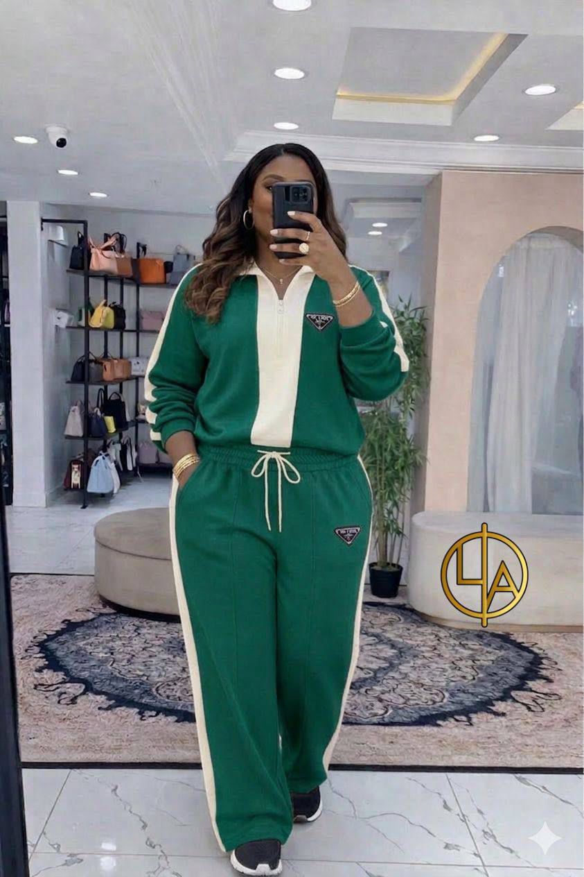 Tracksuit Prada Navy & White