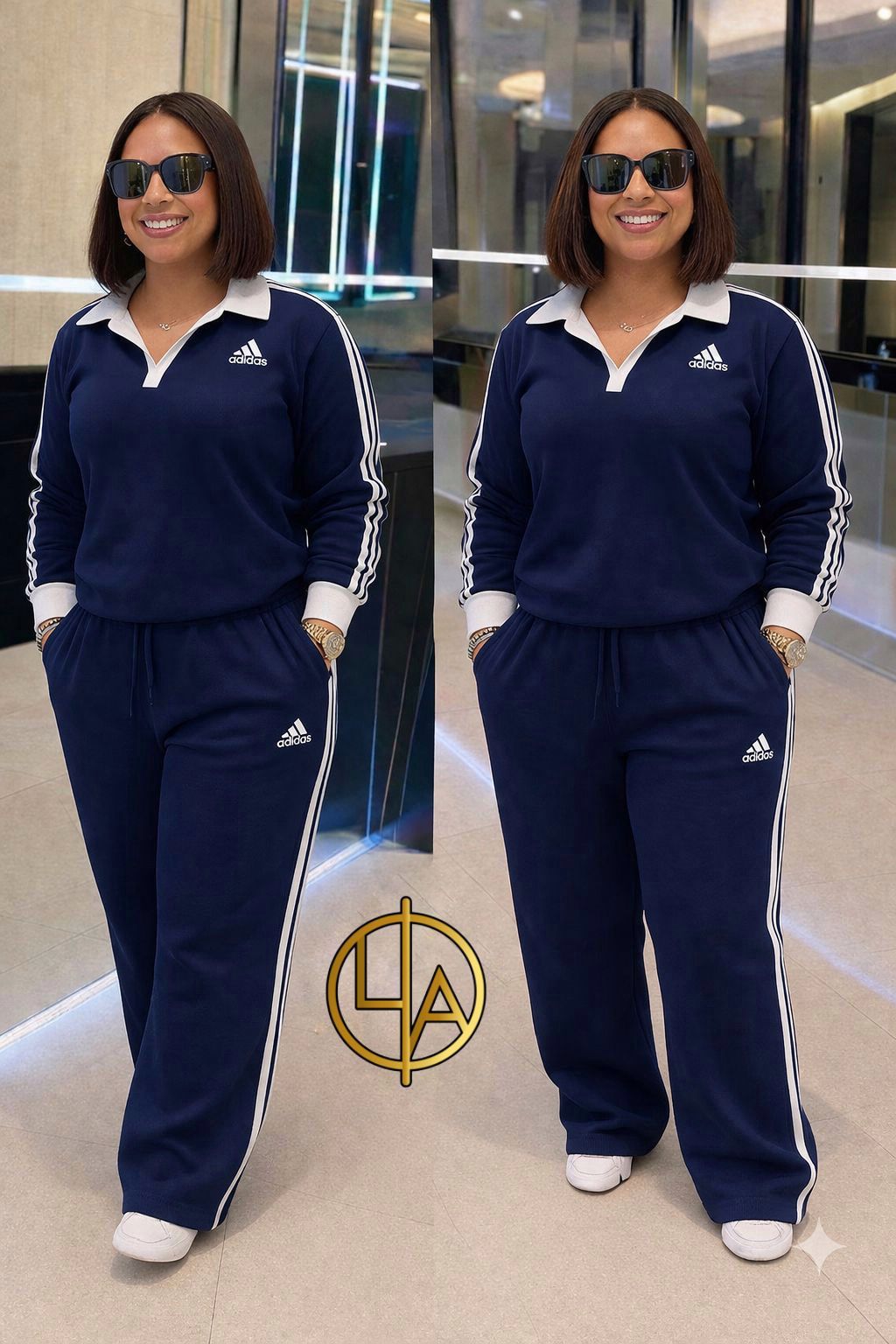 Adidas Tracksuit Marron Classique
